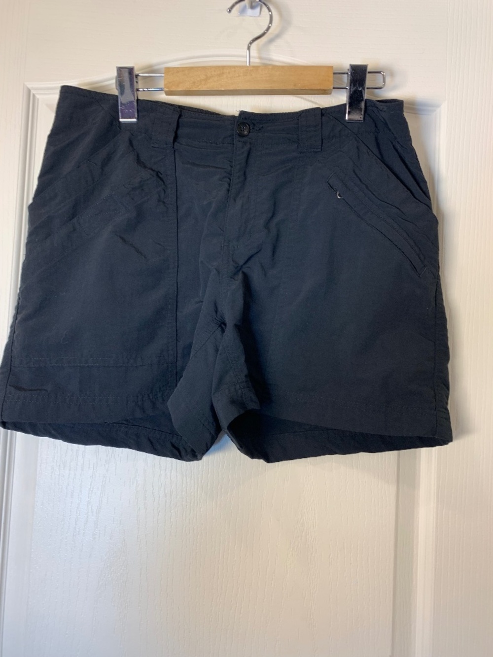 Royal Robbins Outdoor Cargo Shorts Black Size 8 Hiking Travel Lightweight